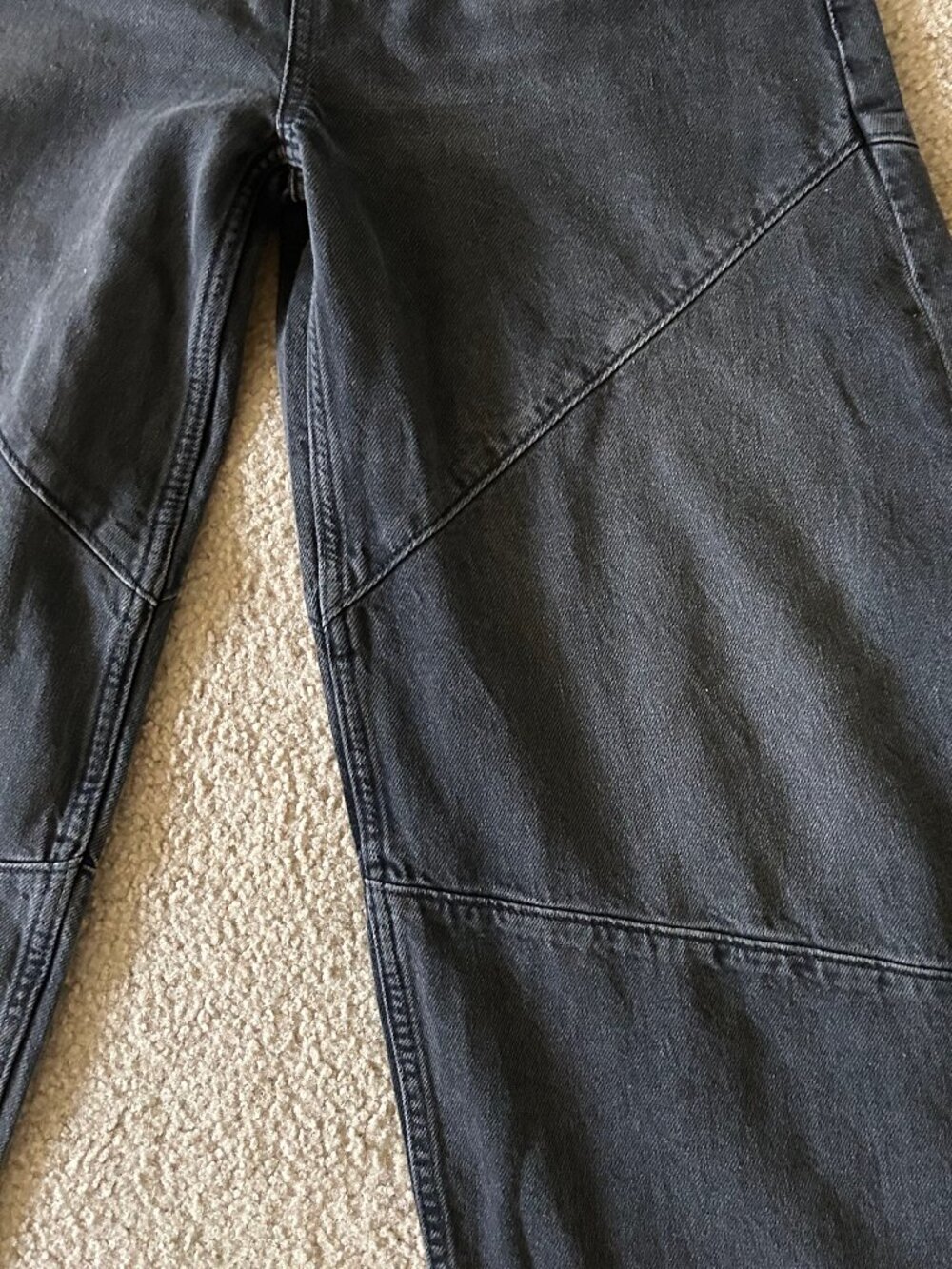NWOT GAP High Rise Seamed Horseshoe Jeans Black Stranger Things 24 - Picture 6 of 8